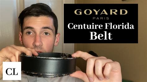 Goyard Florida Belt Unboxing/Review .